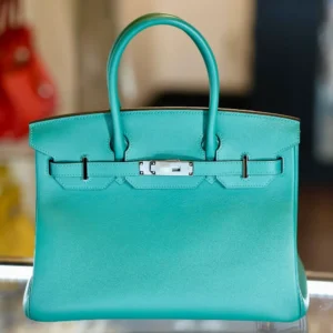 Birkin 30 Verso Vert Vertigo Swift