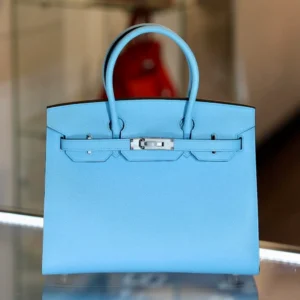 Birkin Sellier 30 Bleu Brume Epson
