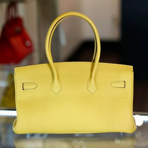Birkin Shoulder 35 Togo Jaune Ambre - Image 5