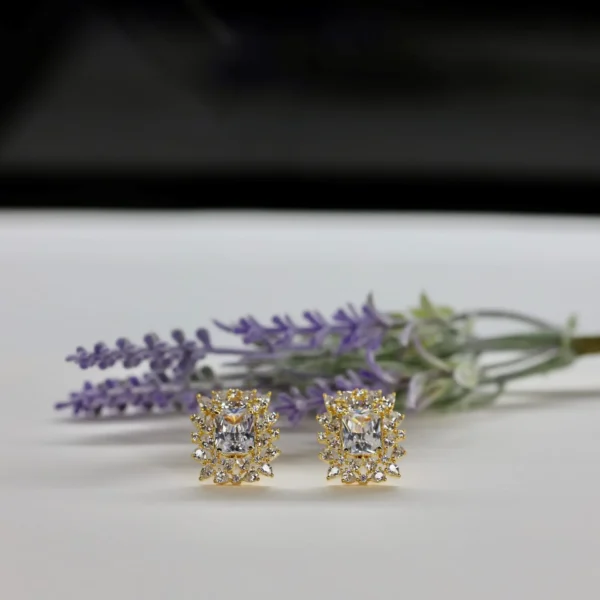 Gold Cushion Cut