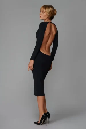 Le Vestiaire - Backless Dress - Black
