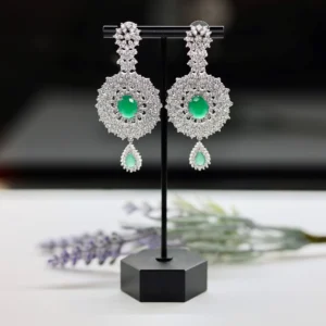 Emerald Sun Earring