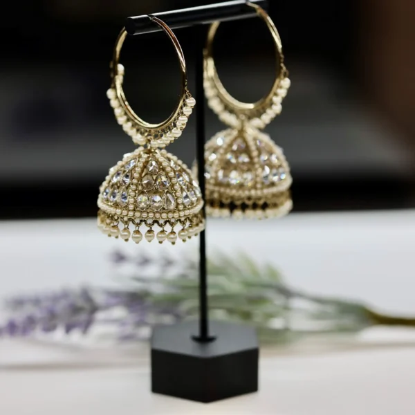 Rihan Drop Earring in Clear