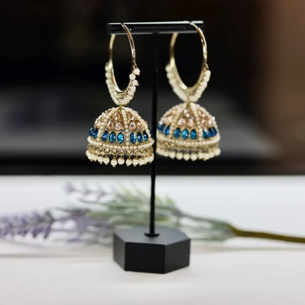 Rihan Drop Earring in Sapphire